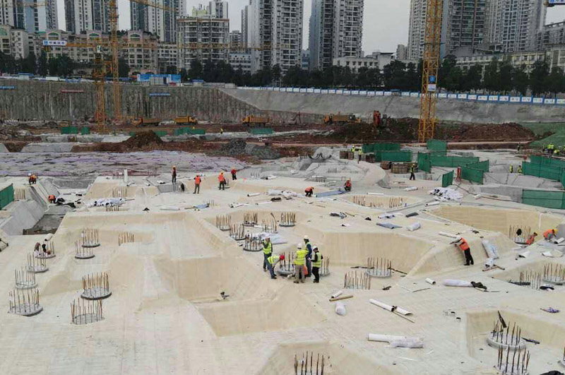 重慶巴南體育館地下防水工程